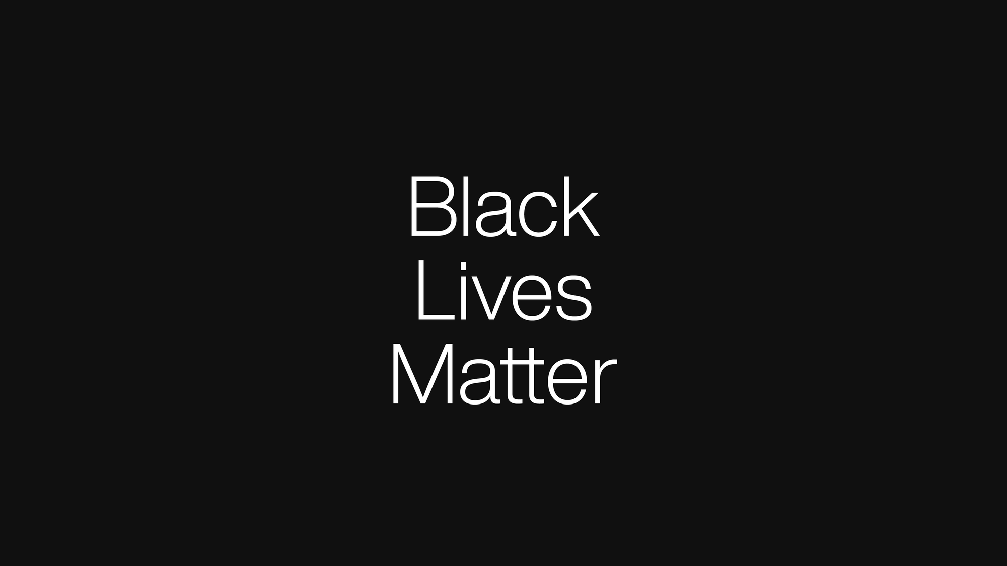 Black Lives Matter
