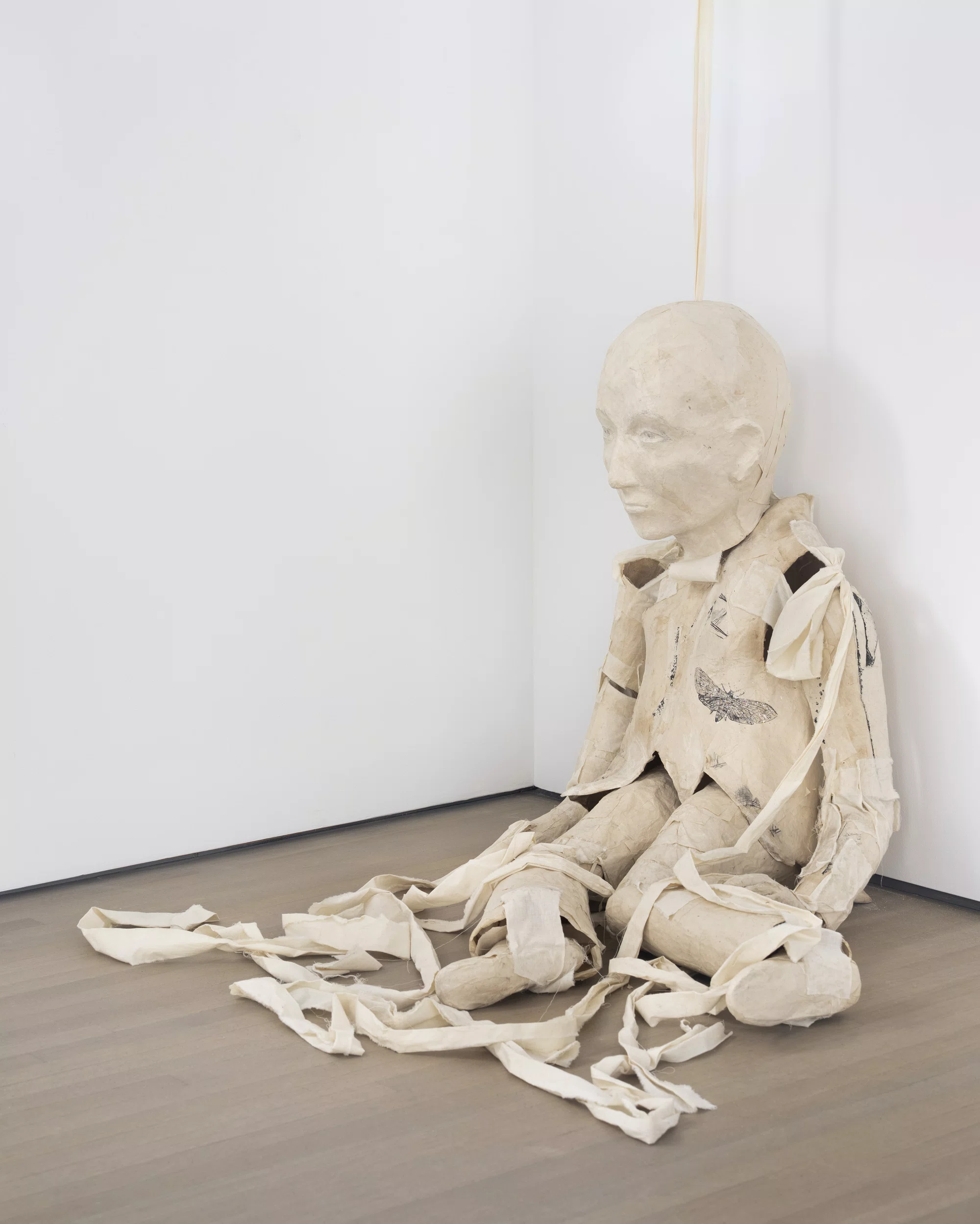 Puppet with Moth by Kiki Smith