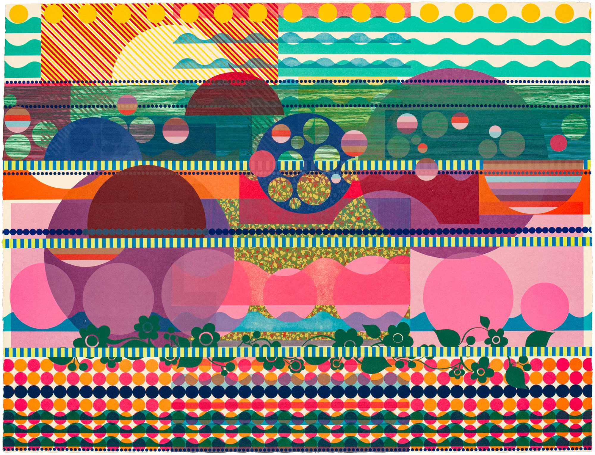 Purple Dahlia by Beatriz Milhazes