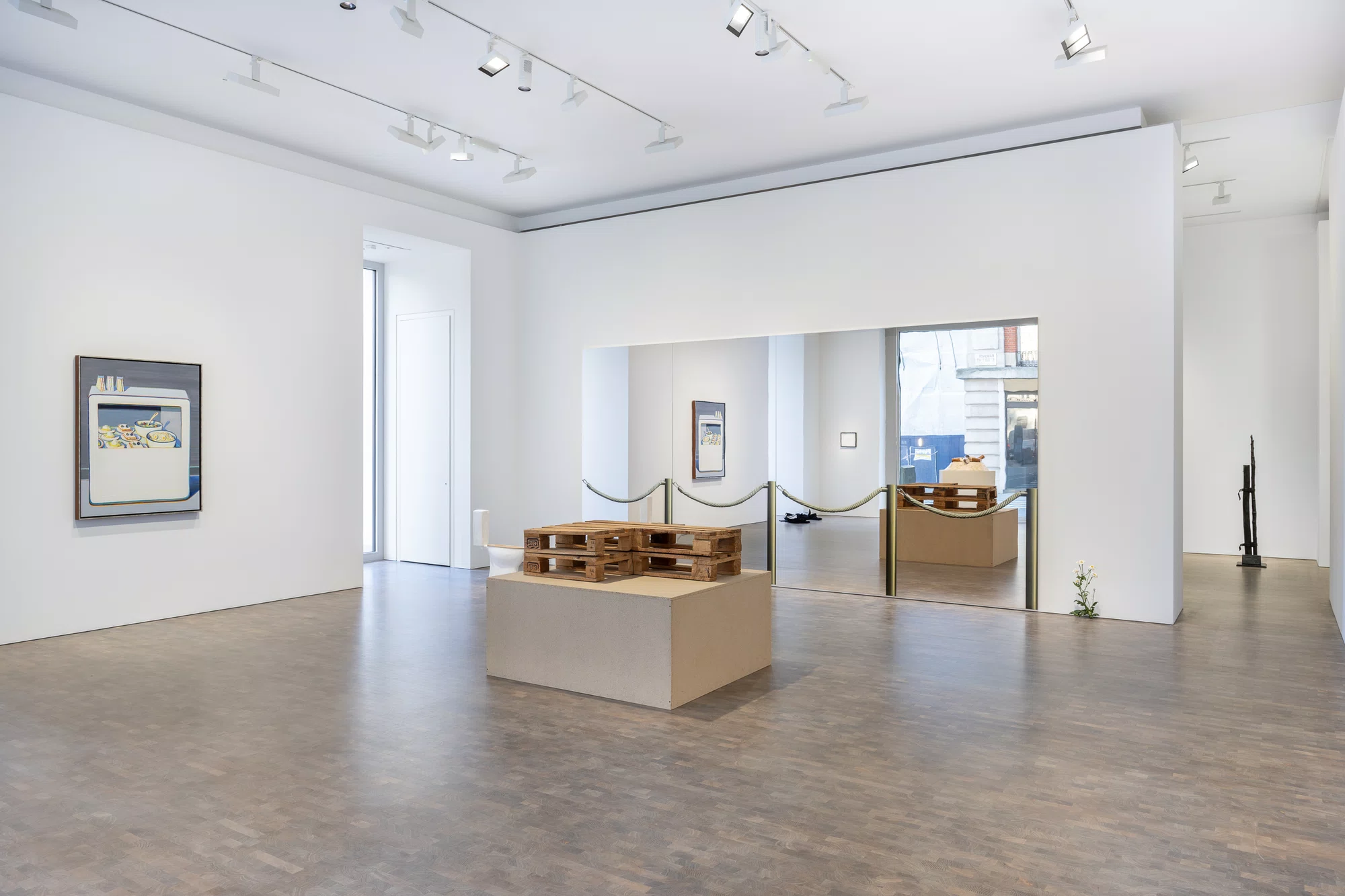 Installation view of Monument to the Unimportant