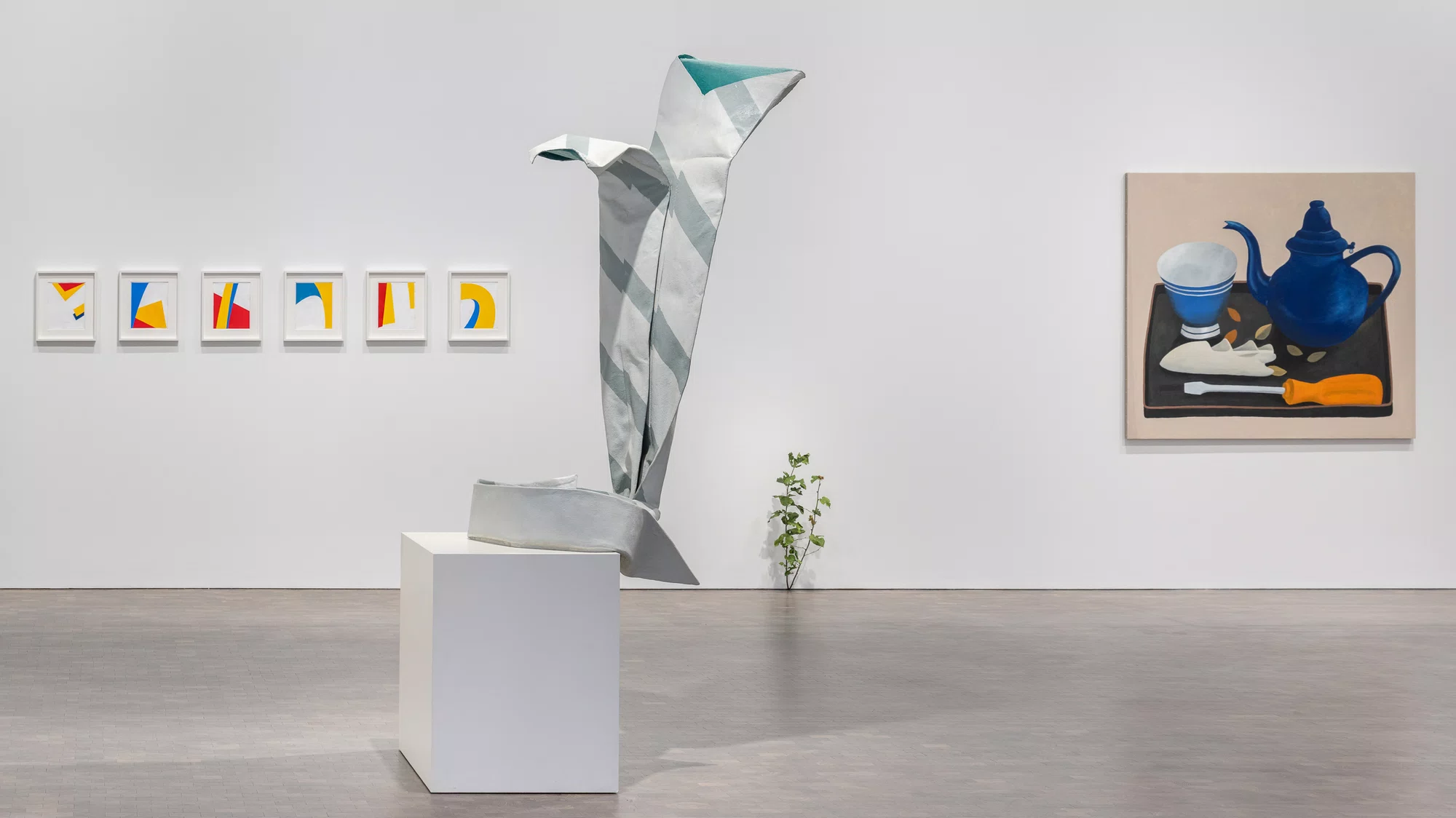 Installation view of Monument to the Unimportant