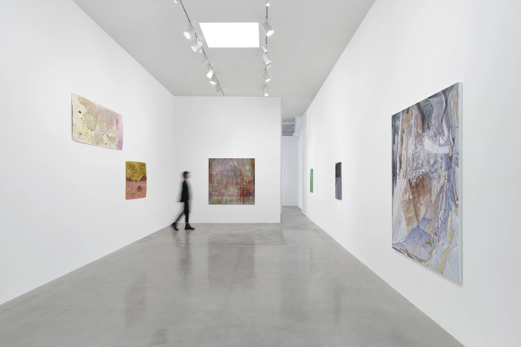 Installation view of land marks in Los Angeles
