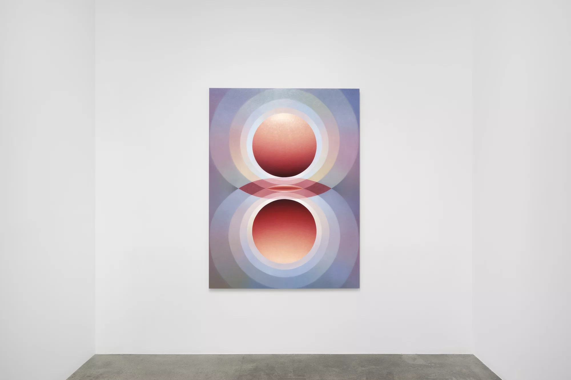 Installation view of land marks in Los Angeles