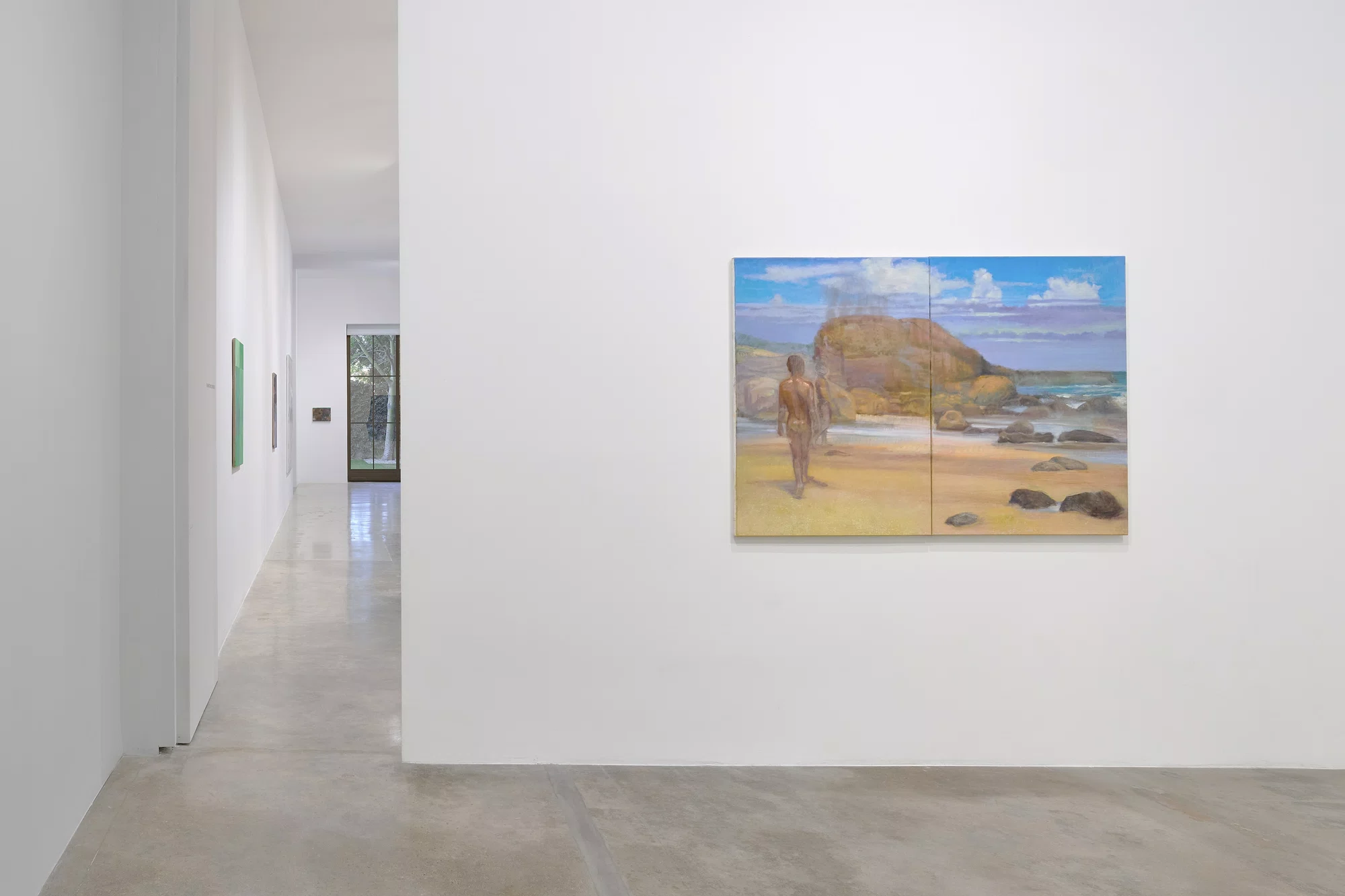 Installation view of land marks in Los Angeles