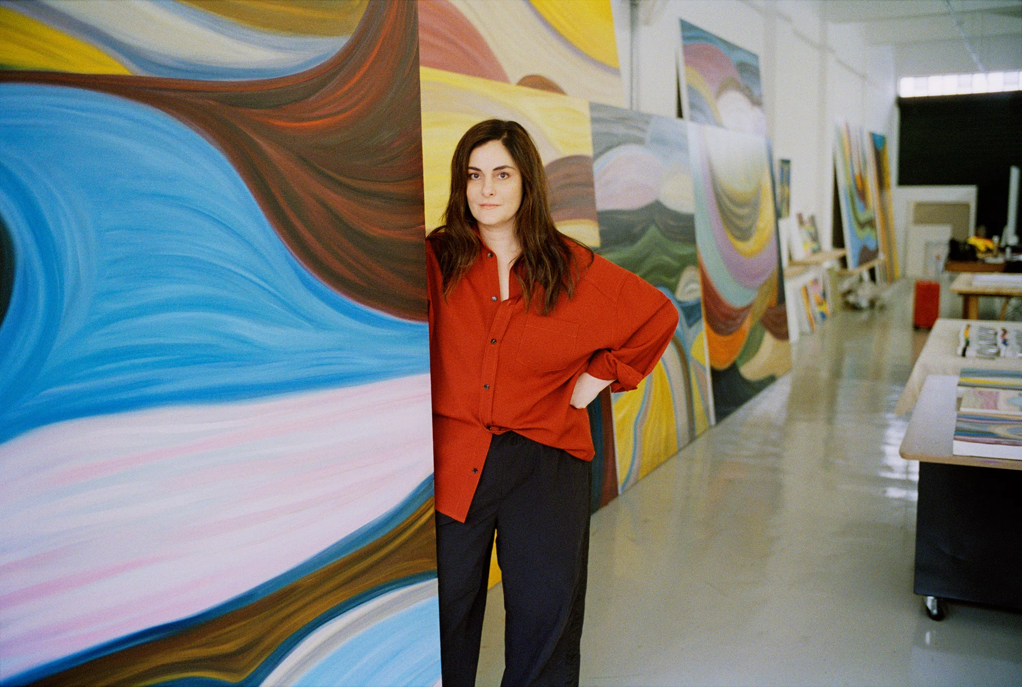 Portrait of Marina Perez Simão by Mauro Restiffe