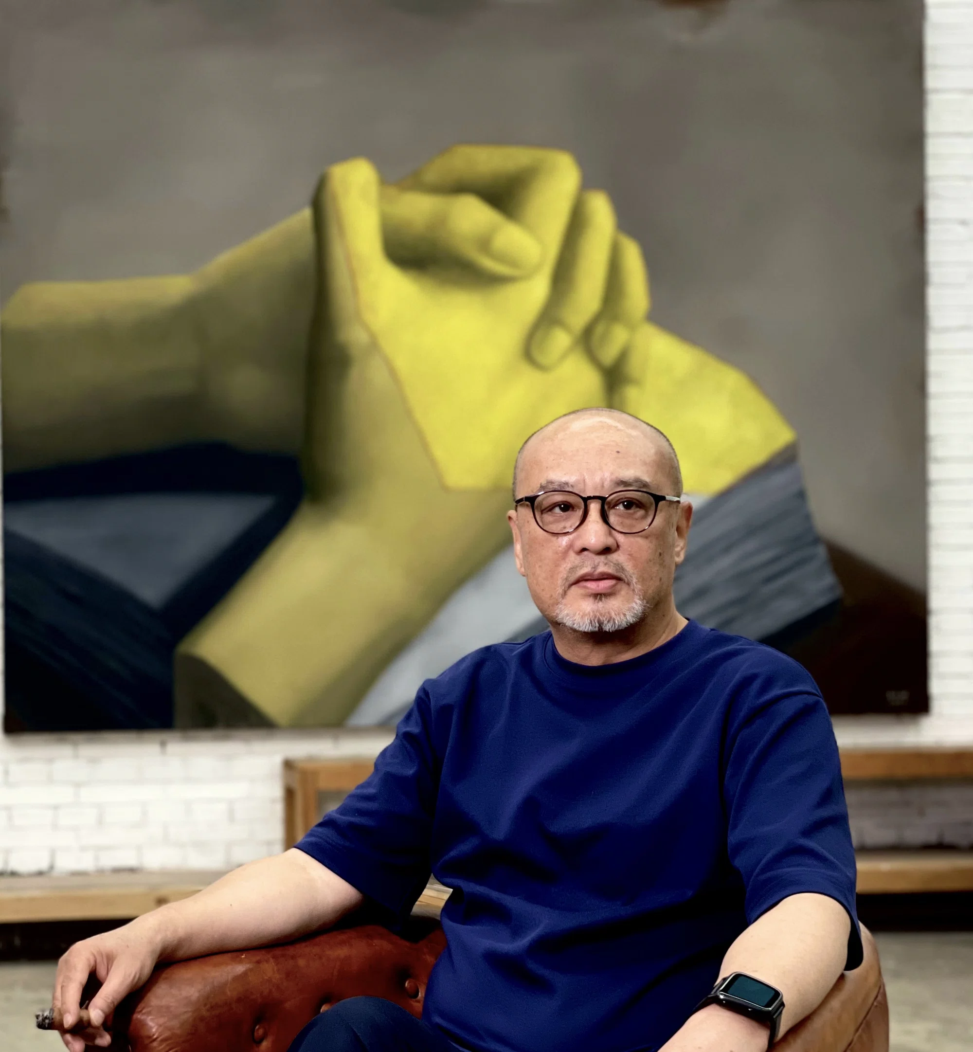 Portrait of Zhang Xiaogang