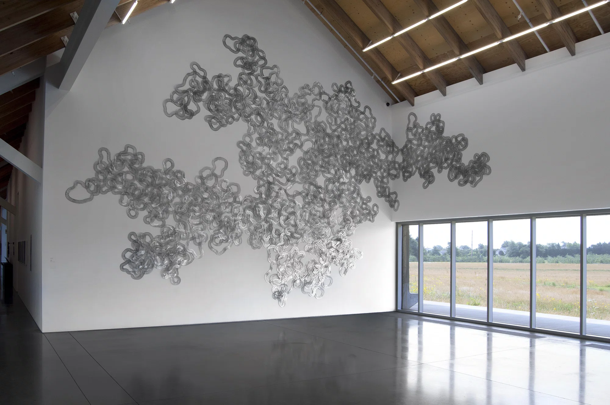 Installation view of Platform: Tara Donovan at the Parrish Art Museum